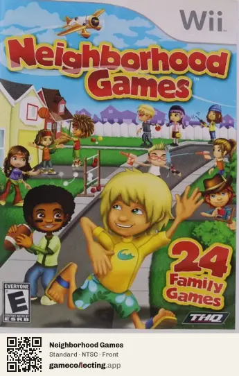 Neighborhood Games Nintendo Wii, NTSC box front