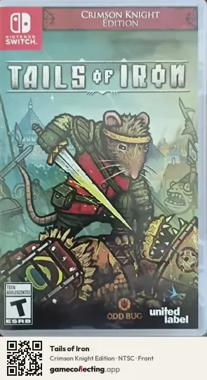Tails of Iron Nintendo Switch, NTSC box front