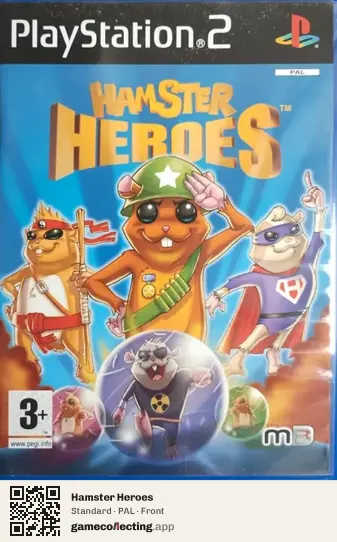 Hamster Heroes PlayStation 2, PAL box front