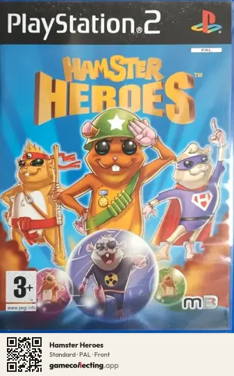 Hamster Heroes PlayStation 2, PAL box front