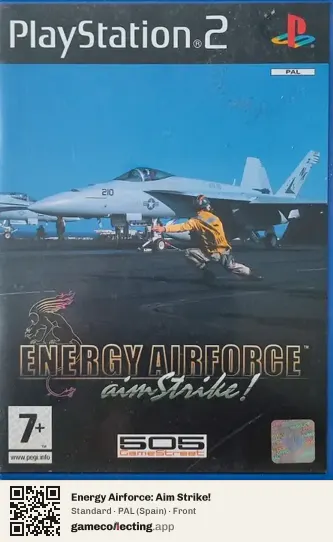 Energy Airforce: Aim Strike! PlayStation 2, Spain box front