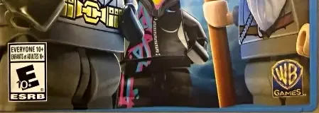 LEGO Dimensions, the ESRB box on its front