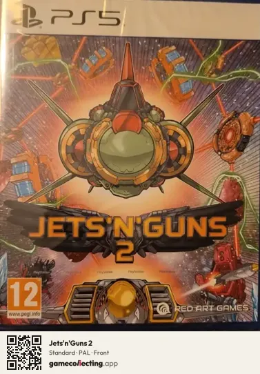 Jets'n'Guns 2 PlayStation 5, PAL box front