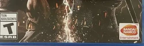 SoulCalibur VI, the ESRB box on its front