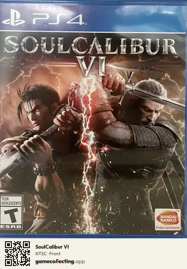 SoulCalibur VI PlayStation 4, NTSC box front