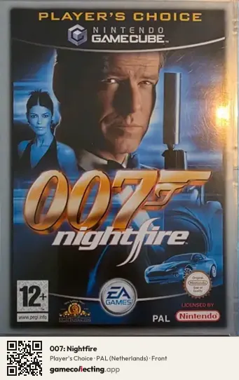 007: Nightfire Nintendo GameCube, Netherlands box front