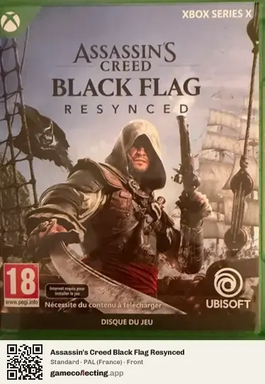 Assassin's Creed Black Flag Resynced Xbox Series X, France box front