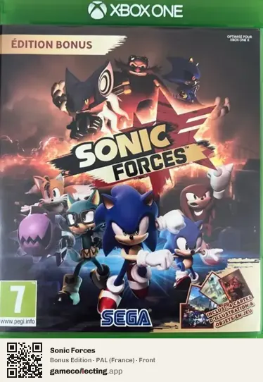 Sonic Forces Xbox One, France box front