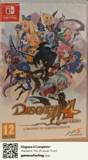 Disgaea 4 Complete+ Nintendo Switch, France box front