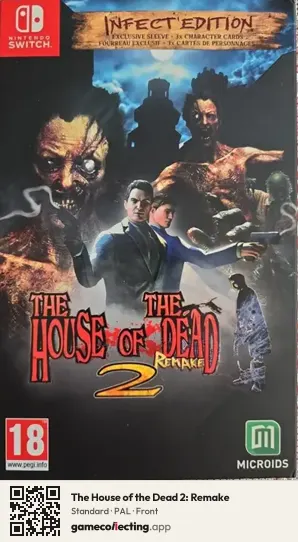 The House of the Dead 2: Remake Nintendo Switch, PAL box front