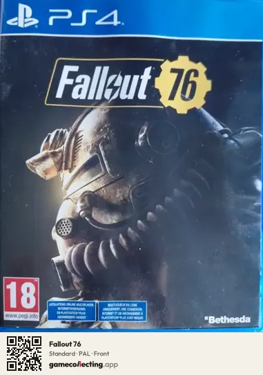 Fallout 76 PlayStation 4, PAL box front