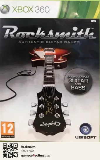 Rocksmith Xbox 360, PAL box front