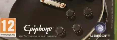 Rocksmith 2014, the PEGI square on its front