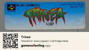 Trinea Super Nintendo Entertainment System, Asia cartridge label