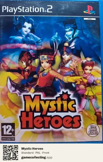 Mystic Heroes PlayStation 2, PAL box front