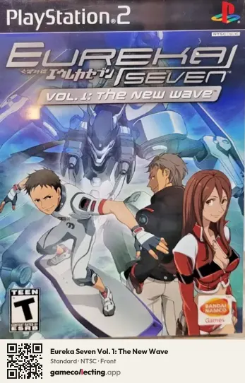 Eureka Seven Vol. 1: The New Wave PlayStation 2, NTSC box front