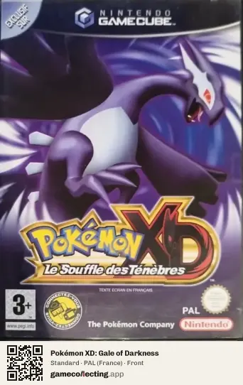 Pokémon XD: Gale of Darkness Nintendo GameCube, France box front