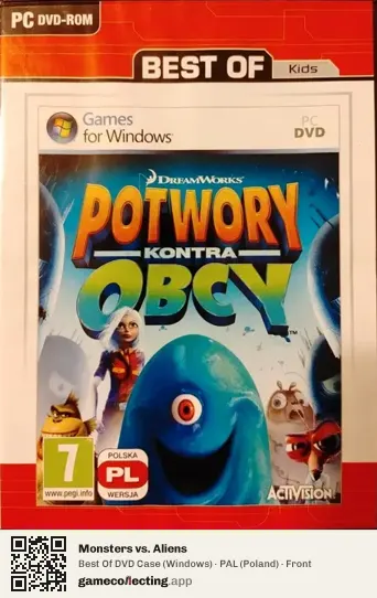 Monsters vs. Aliens Computer, Poland box front