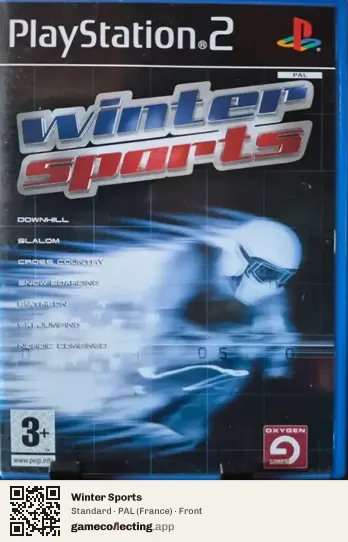 Winter Sports PlayStation 2, France box front