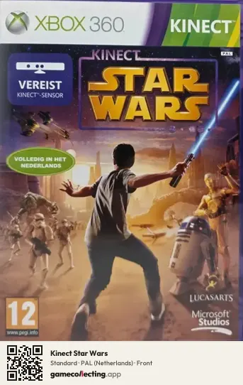 Kinect Star Wars Xbox 360, Netherlands box front