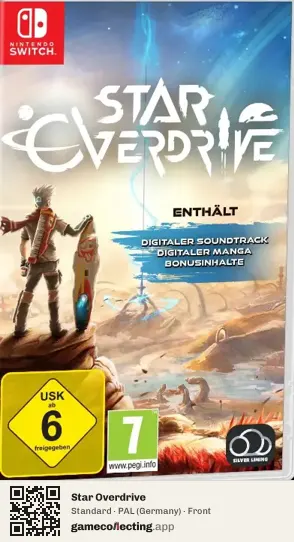 Star Overdrive Nintendo Switch, Germany box front
