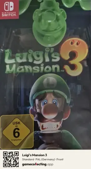 Luigi's Mansion 3 Nintendo Switch, Germany box front