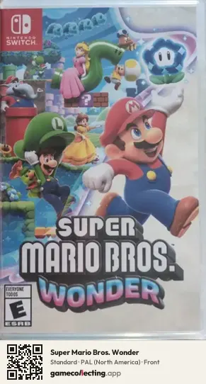 Super Mario Bros. Wonder Nintendo Switch, North America box front