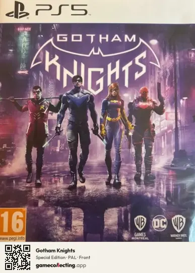 Gotham Knights PlayStation 5, PAL box front