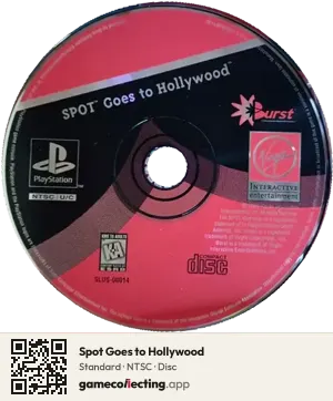 Spot Goes to Hollywood PlayStation, NTSC disc