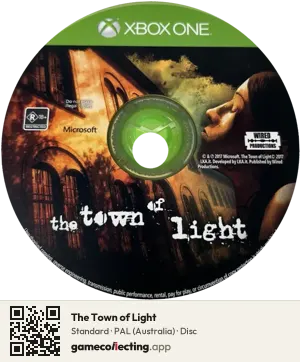 The Town of Light Xbox One, PAL disc