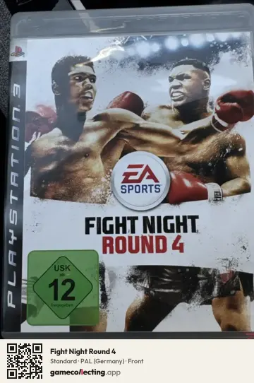Fight Night Round 4 PlayStation 3, Germany box front