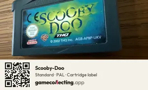 Scooby-Doo Game Boy Advance, PAL cartridge label