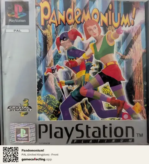 Pandemonium! PlayStation, United Kingdom box front