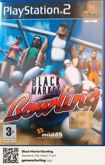 Black Market Bowling PlayStation 2, Italy box front