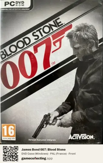 James Bond 007: Blood Stone Computer, France box front