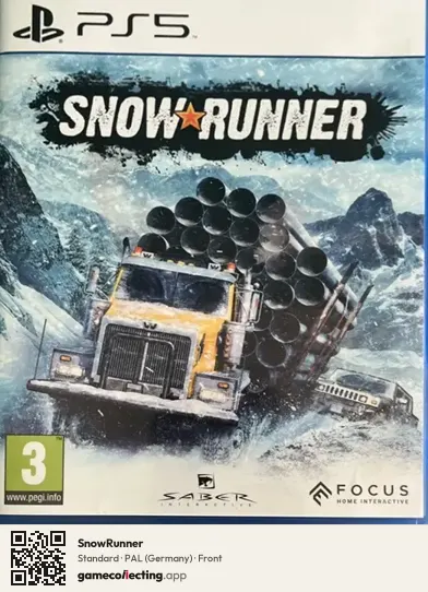 SnowRunner PlayStation 5, Germany box front