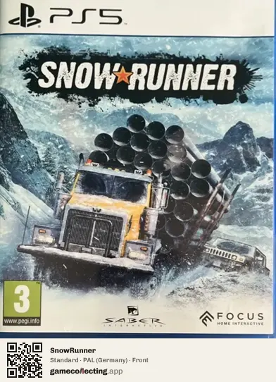 SnowRunner PlayStation 5, Germany box front