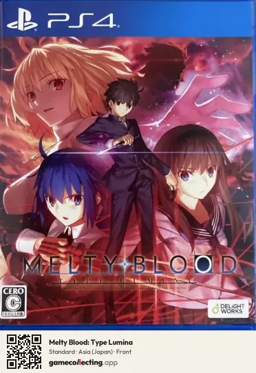 Melty Blood: Type Lumina PlayStation 4, Japan box front