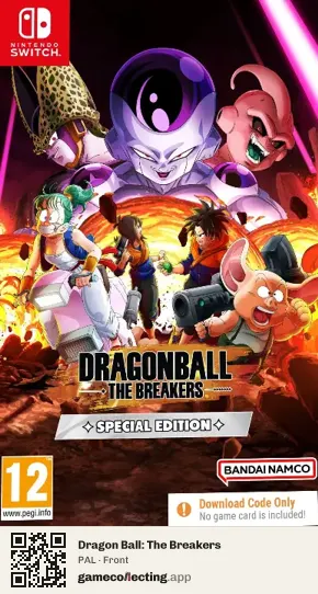 Dragon Ball: The Breakers Nintendo Switch, PAL box front