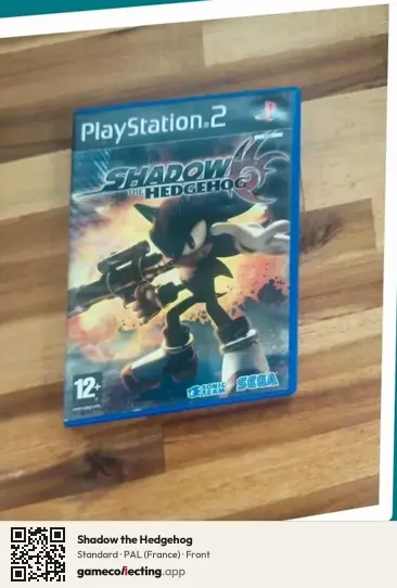 Shadow the Hedgehog PlayStation 2, France box front