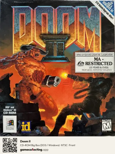 Doom II Computer, NTSC box front