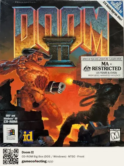 Doom II Computer, NTSC box front