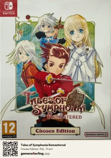 Tales of Symphonia Remastered Nintendo Switch, PAL box front