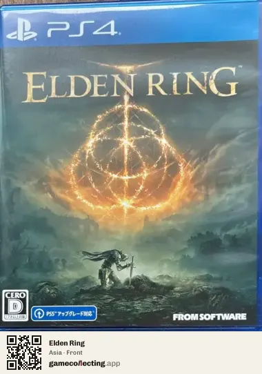 Elden Ring PlayStation 4, Asia box front