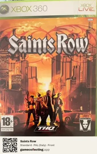 Saints Row Xbox 360, Italy box front