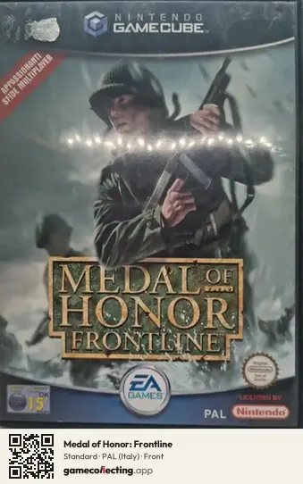 Medal of Honor: Frontline Nintendo GameCube, Italy box front