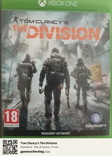 Tom Clancy's The Division Xbox One, France box front