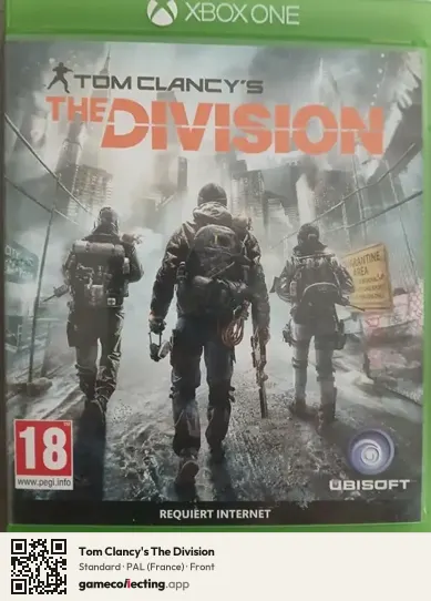 Tom Clancy's The Division Xbox One, France box front