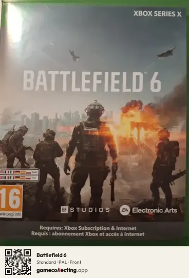 Battlefield 6 Xbox Series X, PAL box front