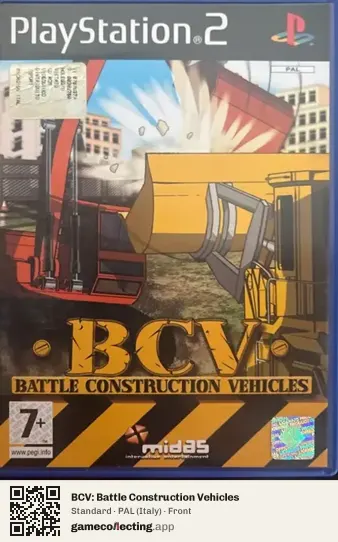 BCV: Battle Construction Vehicles PlayStation 2, Italy box front